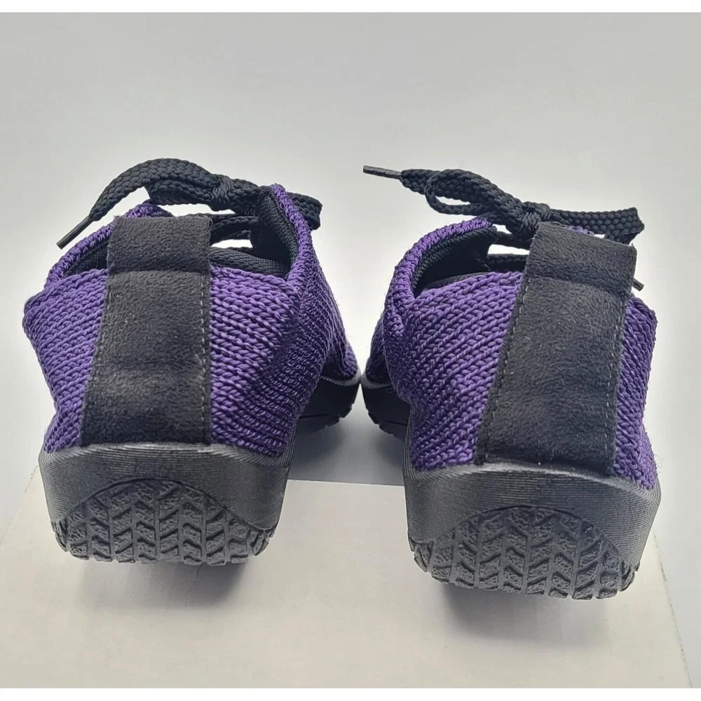 Arcopedico Classic Knit Lace Up Comfort Shoes Purple Women's EU 39 US 8.5 Vegan - Picture 4 of 9